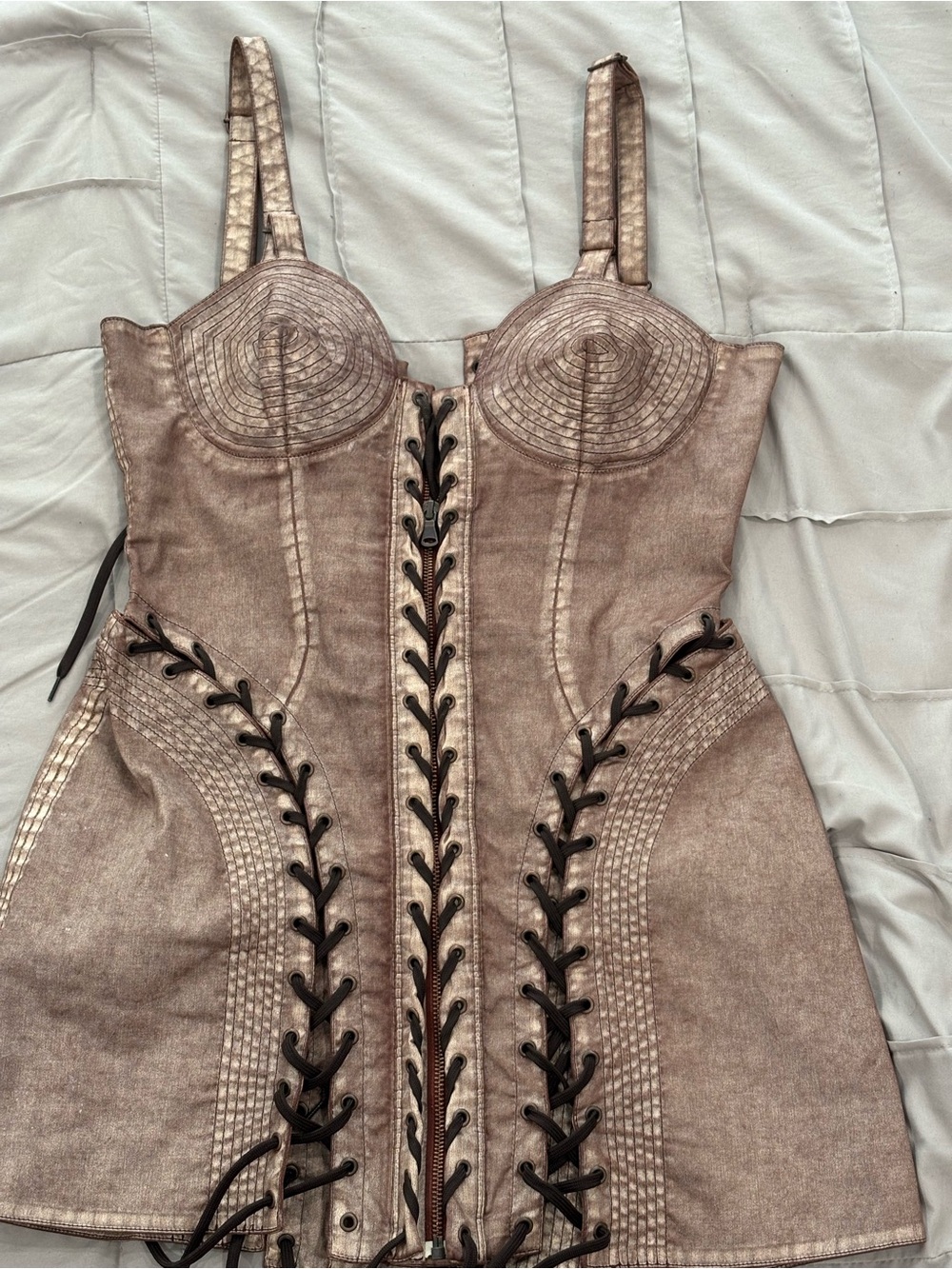 Jean Paul Gaultier x KNWLS Edition mini dress